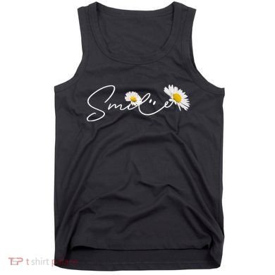Cute Smile Daisy Flower Tank Top