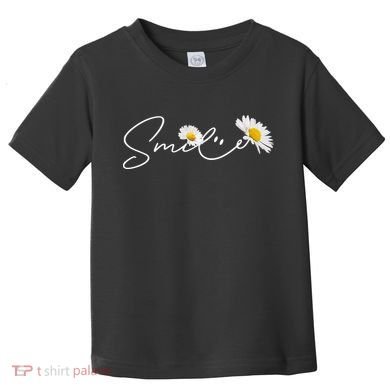 Cute Smile Daisy Flower Toddler T-Shirt