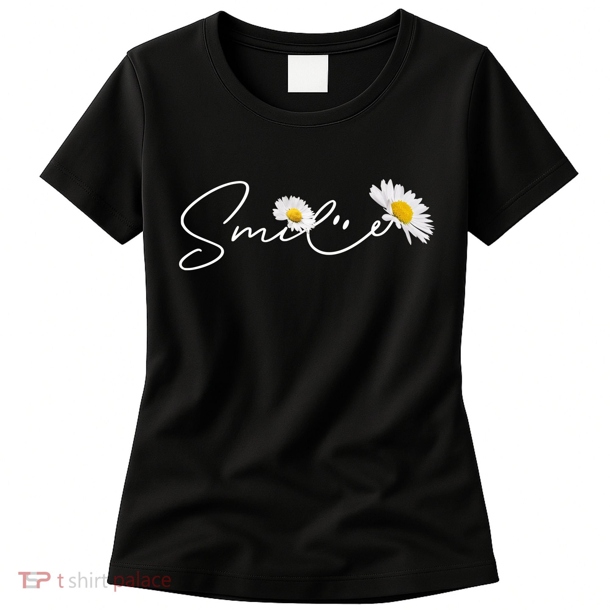 Cute Smile Daisy Flower Women's T-Shirt