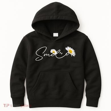 Cute Smile Daisy Flower Kids Hoodie