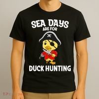 Cruising Sea Days Are For Duck Hunting Rubber Duck Cruise T-Shirt thumb 3