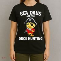 Cruising Sea Days Are For Duck Hunting Rubber Duck Cruise T-Shirt thumb 4