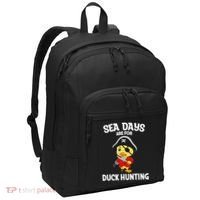 Cruising Sea Days Are For Duck Hunting Rubber Duck Cruise Port Authority Basic Backpack thumb 0