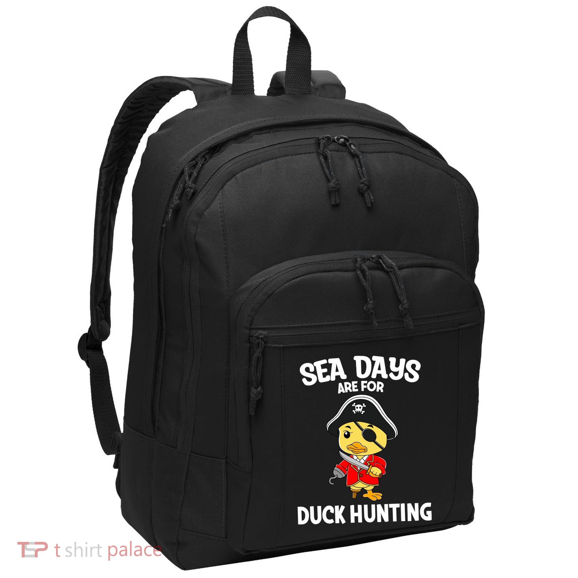 Cruising Sea Days Are For Duck Hunting Rubber Duck Cruise Port Authority Basic Backpack