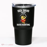 Cruising Sea Days Are For Duck Hunting Rubber Duck Cruise Tumbler thumb 0