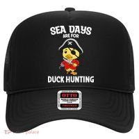 Cruising Sea Days Are For Duck Hunting Rubber Duck Cruise Hat thumb 0