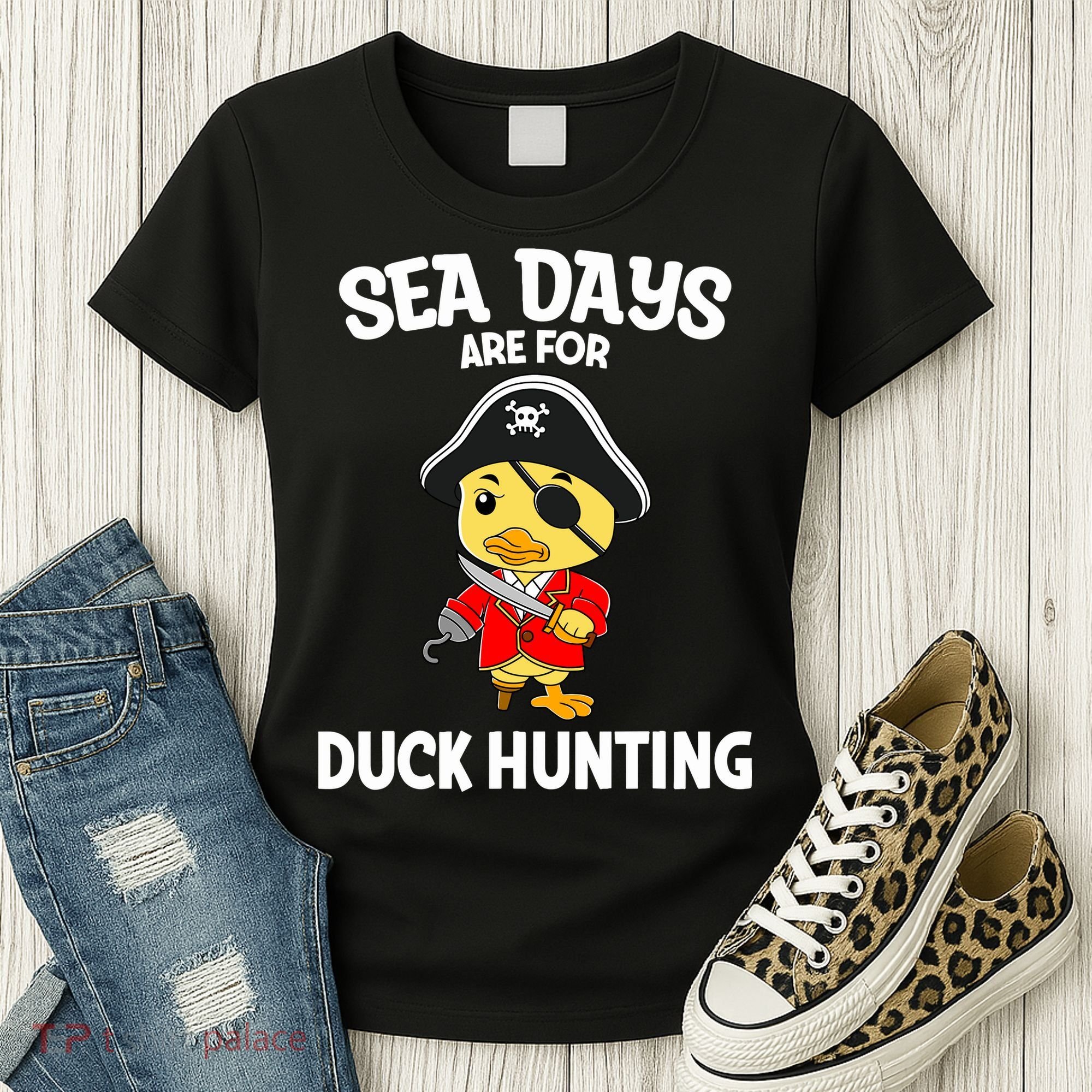 Cruising Sea Days Are For Duck Hunting Rubber Duck Cruise Women's T-Shirt