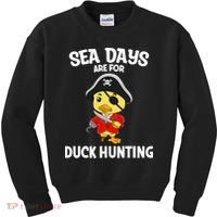 Cruising Sea Days Are For Duck Hunting Rubber Duck Cruise Kids Sweatshirt thumb 0