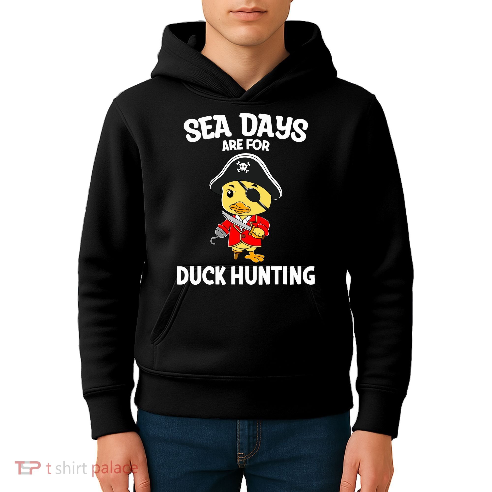 Cruising Sea Days Are For Duck Hunting Rubber Duck Cruise Kids Hoodie