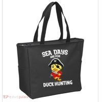 Cruising Sea Days Are For Duck Hunting Rubber Duck Cruise Tote Bag thumb 2