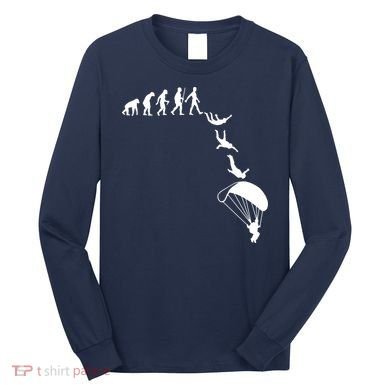 Cool Skydive Design For Men Women Skydiver Skydiving Lovers Long Sleeve Shirt