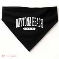 College Style Daytona Beach Florida Souvenir Gift USA-Made Doggie Bandana thumb 0