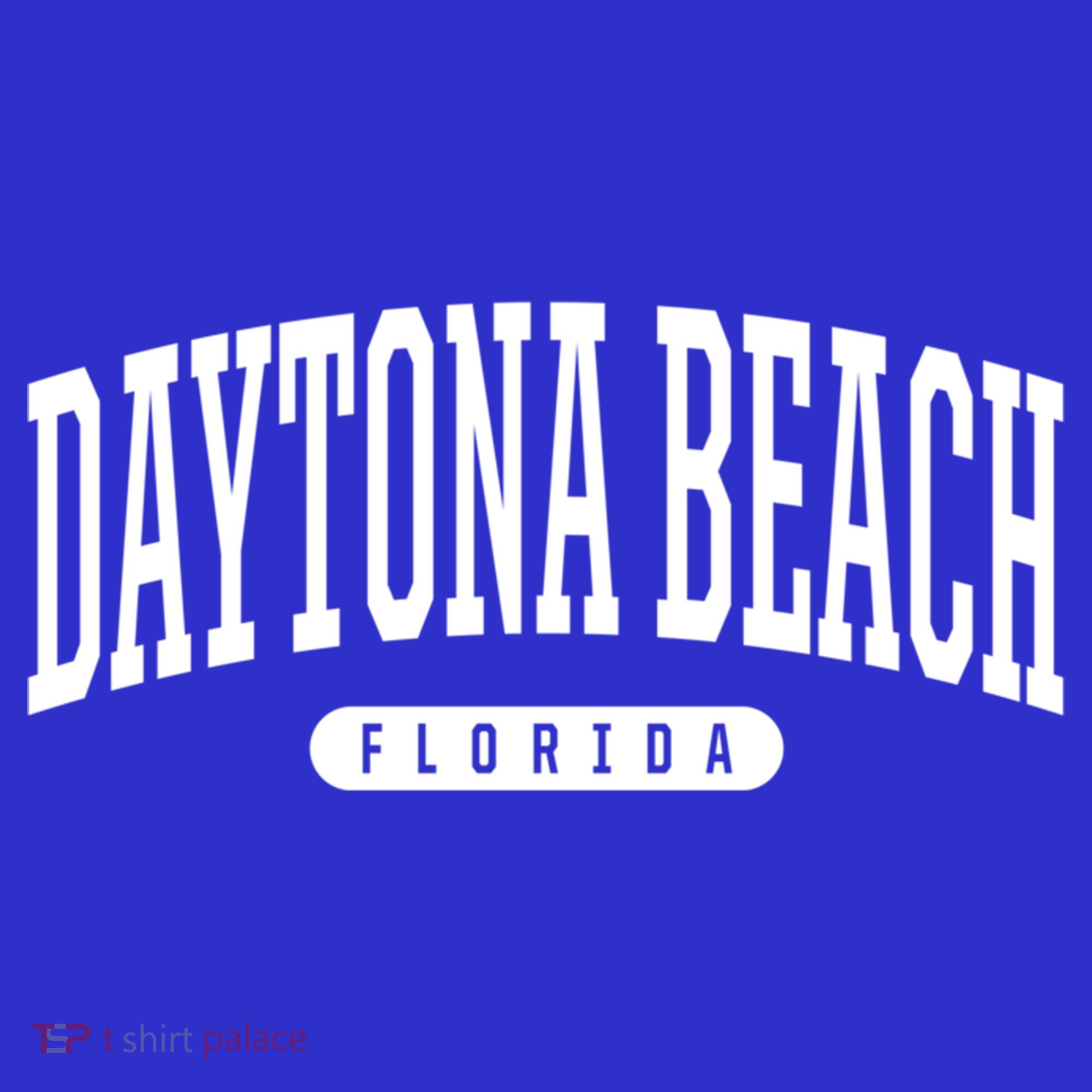 College Style Daytona Beach Florida Souvenir Gift Button