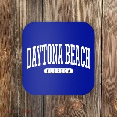 College Style Daytona Beach Florida Souvenir Gift Coaster