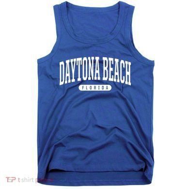 College Style Daytona Beach Florida Souvenir Gift Tank Top