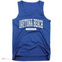 College Style Daytona Beach Florida Souvenir Gift Tank Top thumb 0