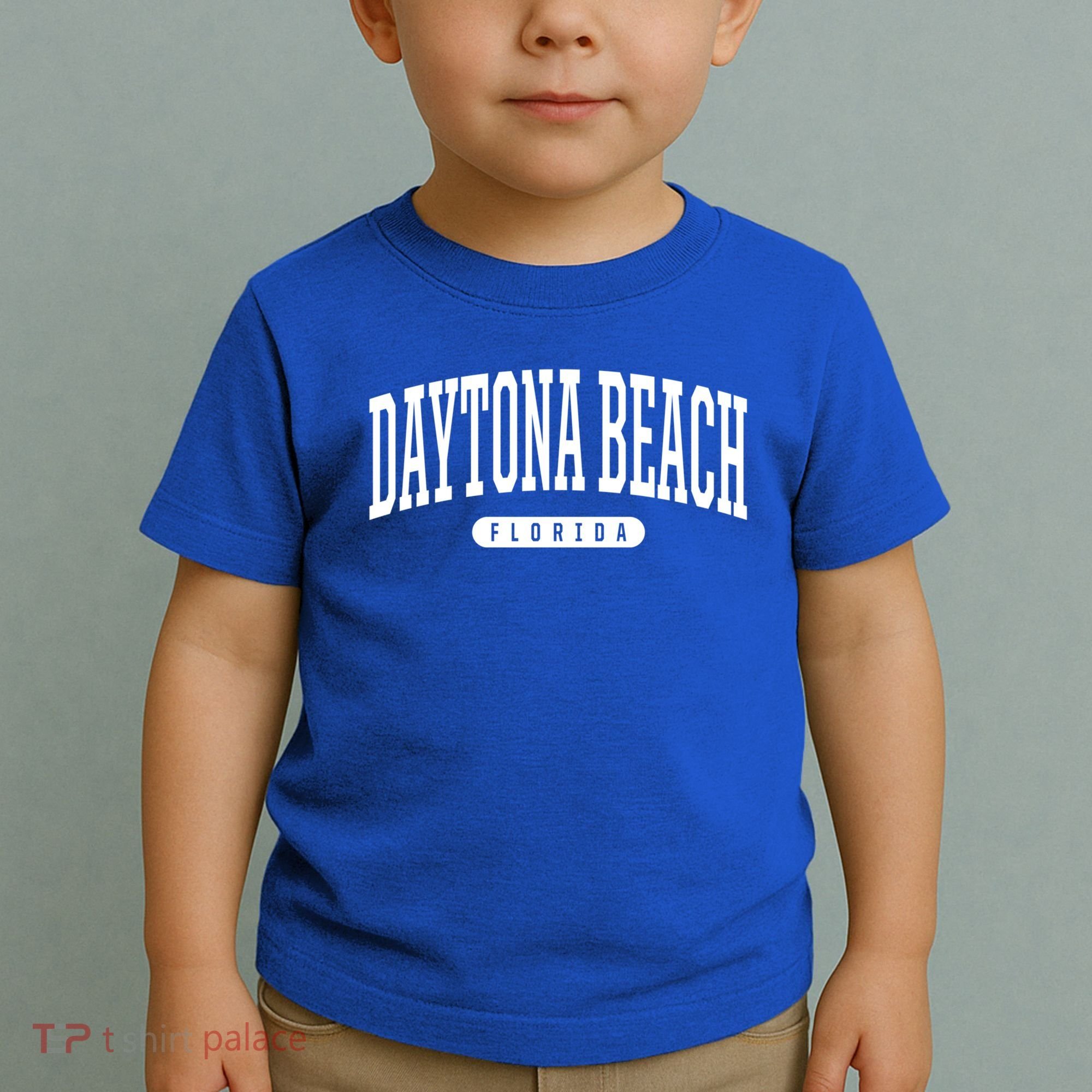 College Style Daytona Beach Florida Souvenir Gift Toddler T-Shirt