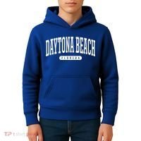 College Style Daytona Beach Florida Souvenir Gift Kids Hoodie thumb 4