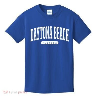 College Style Daytona Beach Florida Souvenir Gift Kids T-Shirt