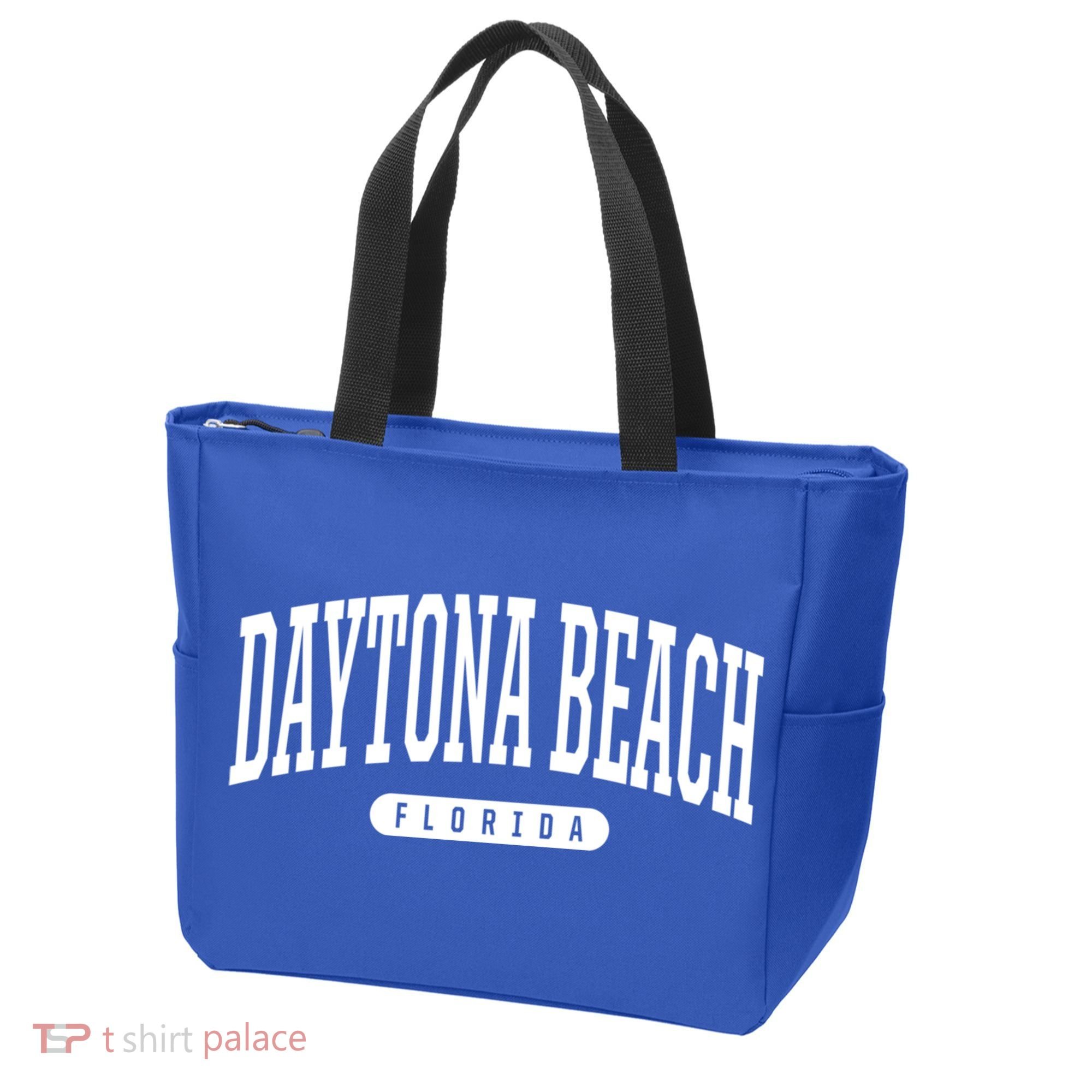 College Style Daytona Beach Florida Souvenir Gift Tote Bag