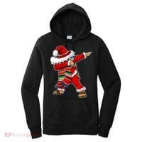 Christmas Sombrero Dabbing Mexican Serape Poncho Santa TShirt Women's Hoodie thumb 0