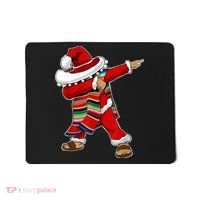 Christmas Sombrero Dabbing Mexican Serape Poncho Santa TShirt Mousepad thumb 0