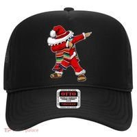 Christmas Sombrero Dabbing Mexican Serape Poncho Santa TShirt Hat thumb 0