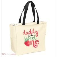 Cute Strawberry Daddy Of The Sweet One Tote Bag thumb 2