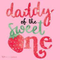 Cute Strawberry Daddy Of The Sweet One Coaster thumb 2