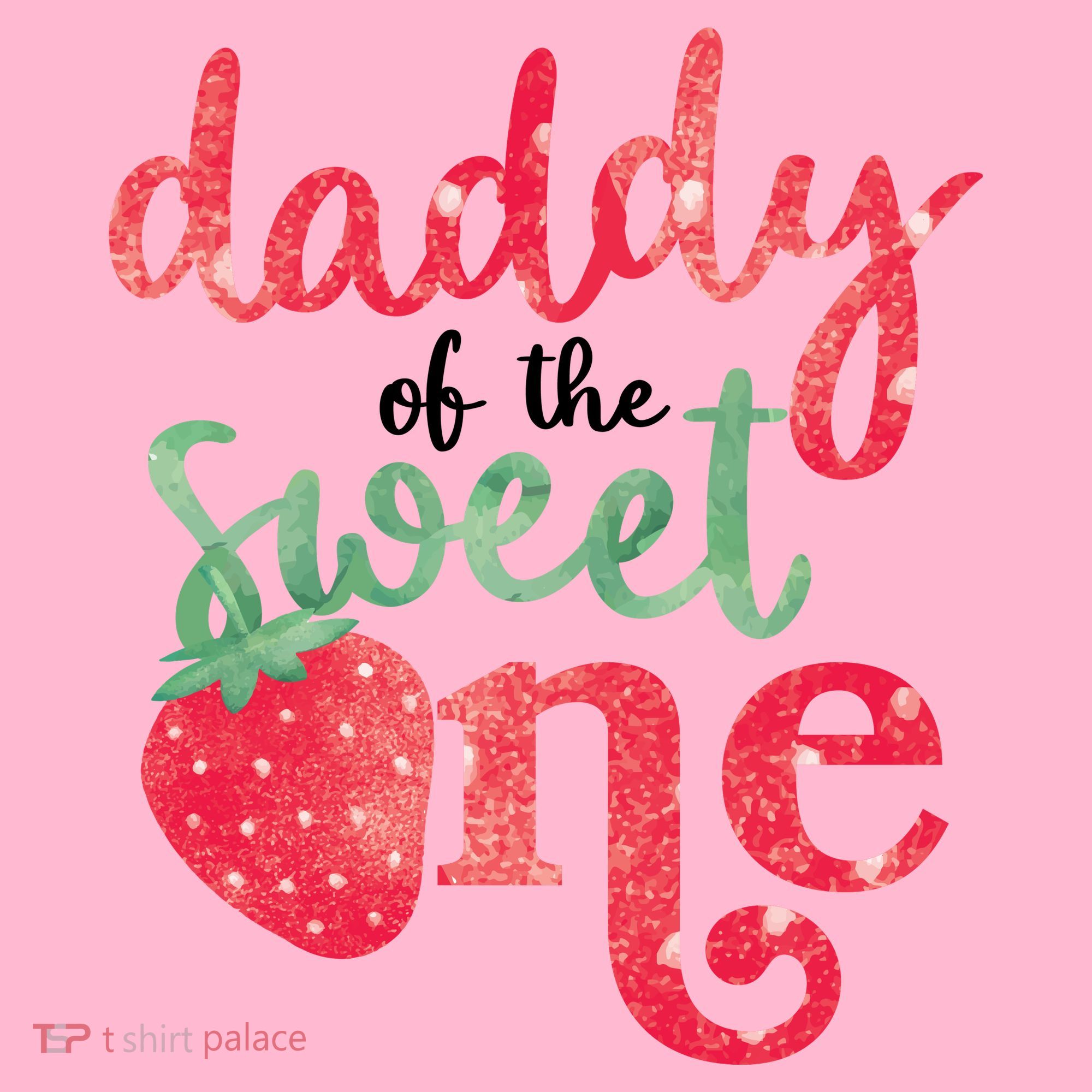 Cute Strawberry Daddy Of The Sweet One Coaster