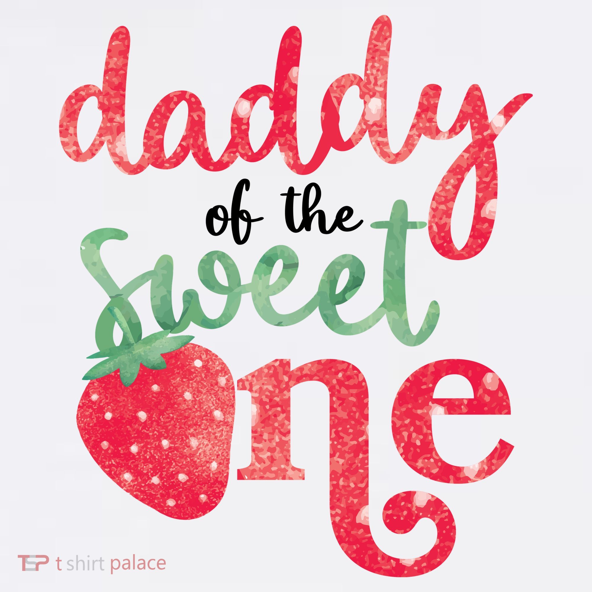 Cute Strawberry Daddy Of The Sweet One Doggie Tank
