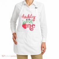 Cute Strawberry Daddy Of The Sweet One Apron thumb 2