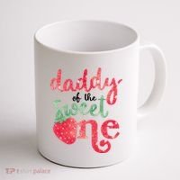 Cute Strawberry Daddy Of The Sweet One Coffee Mug thumb 1