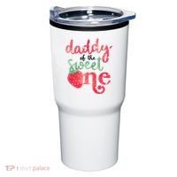 Cute Strawberry Daddy Of The Sweet One Tumbler thumb 0