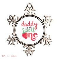 Cute Strawberry Daddy Of The Sweet One Ornament thumb 0