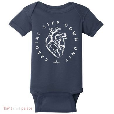 Cardiac Step Down Unit Nurse Cvicu Cticu Cicu Cardiology Baby Bodysuit