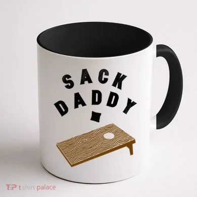 Cornhole: Sack Daddy Coffee Mug back