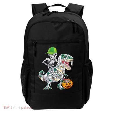 Cool Skeleton Dinosaur Halloween Trick Or Treat Backpack