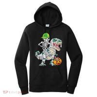 Cool Skeleton Dinosaur Halloween Trick Or Treat Women's Hoodie thumb 0