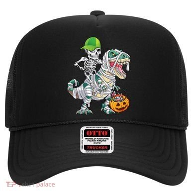 Cool Skeleton Dinosaur Halloween Trick Or Treat Hat