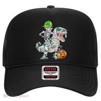 Cool Skeleton Dinosaur Halloween Trick Or Treat Hat thumb 0