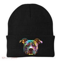 Colourful Splash Dog American Staffordshire Terrier Gift Beanie thumb 0