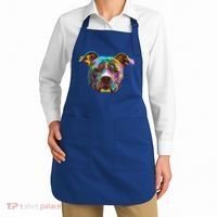 Colourful Splash Dog American Staffordshire Terrier Gift Apron thumb 2