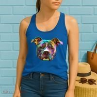 Colourful Splash Dog American Staffordshire Terrier Gift Women's Tank Top thumb 2