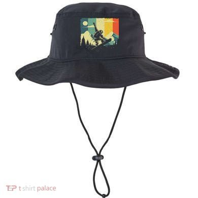 Cool Snowboarding Design For Women Vintage Snowboarder Bucket Hat