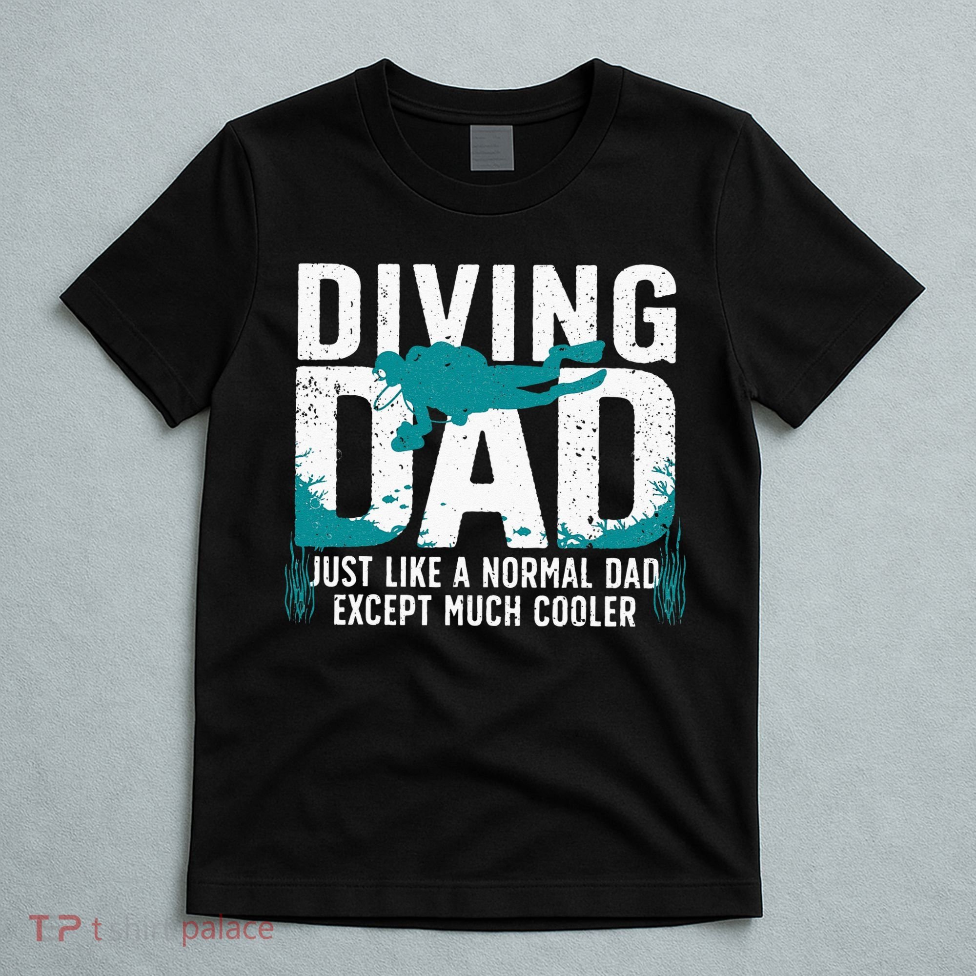 Cool Scuba Diving For Dad Men Ocean Scuba Diver Instructor T-Shirt