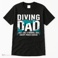 Cool Scuba Diving For Dad Men Ocean Scuba Diver Instructor Tall T-Shirt thumb 0