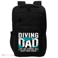 Cool Scuba Diving For Dad Men Ocean Scuba Diver Instructor Impact Tech Backpack thumb 0