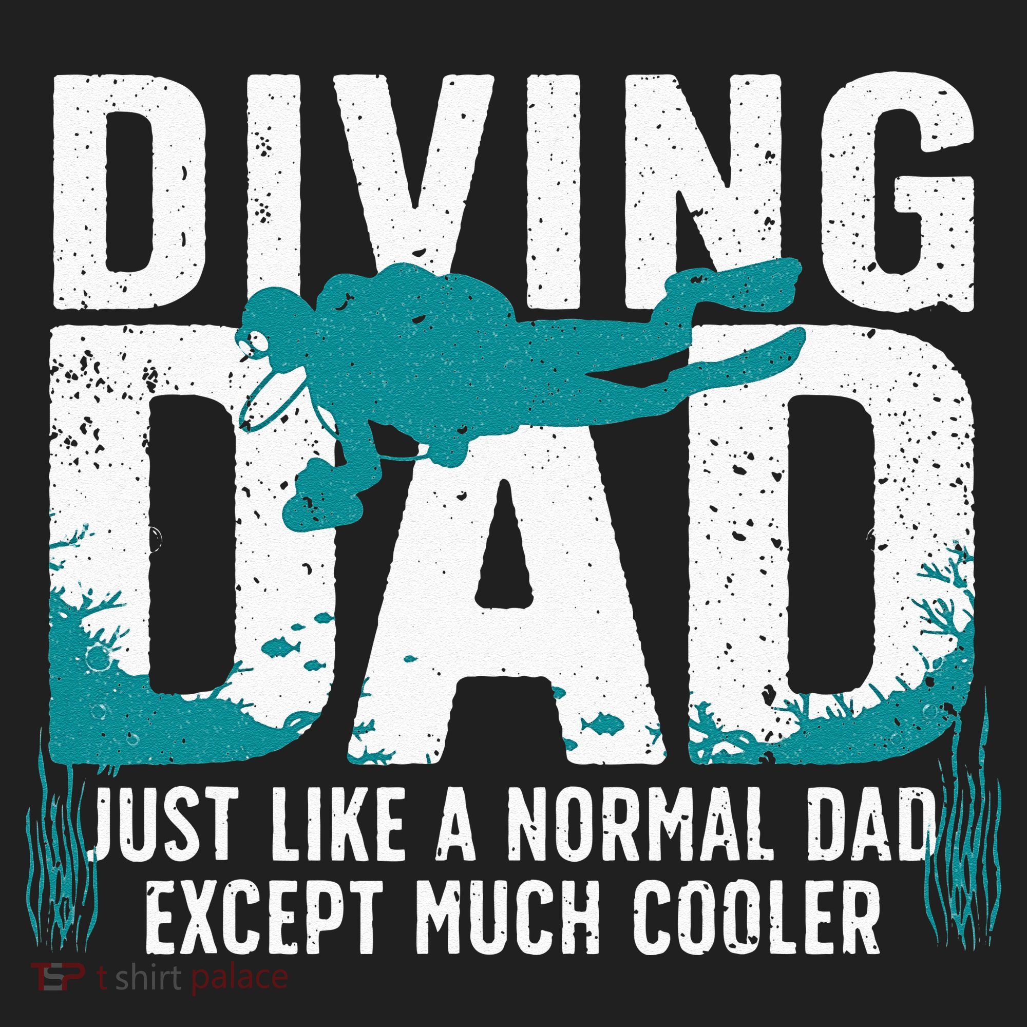 Cool Scuba Diving For Dad Men Ocean Scuba Diver Instructor District V.I.T. Heavyweight Hoodie