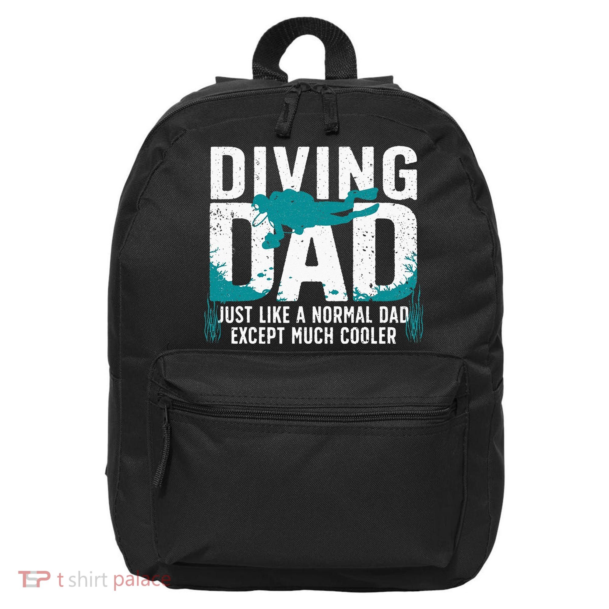 Cool Scuba Diving For Dad Men Ocean Scuba Diver Instructor 16 in Basic Backpack